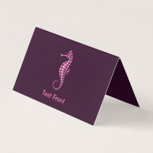 Zeepaard Roze Visitekaartje