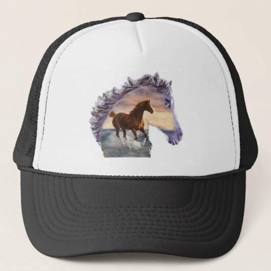 Zeepaard Trucker Pet (Voorkant)