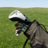 Zeepaard Zilver Golfheadcover (Insitu)