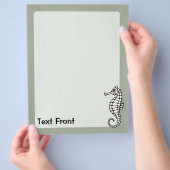 Zeepaard Zwart Flyer (Hand)