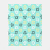 Zeepaarddrijvers Aquamarine Fleece Blanket (Voorkant)