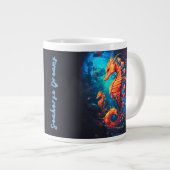 Zeepaarddromen, Surrealistisch buitenaards Sealife Grote Koffiekop (Voorkant rechts)