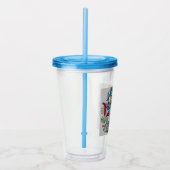 Zeepaarden Acrylcylinder Acryl Drinkbeker (Rechts)