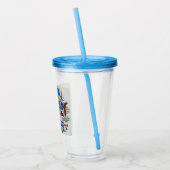 Zeepaarden Acrylcylinder Acryl Drinkbeker (Links)