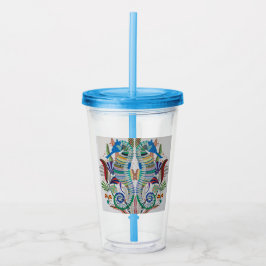 Zeepaarden Acrylcylinder Acryl Drinkbeker