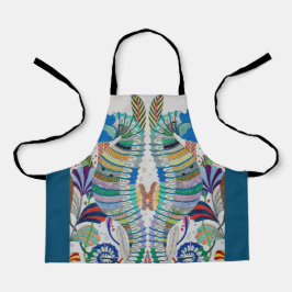 Zeepaarden All-Over Print Schort