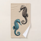 Zeepaarden bad handdoek (Handdoek)