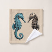 Zeepaarden bad handdoek (Wasdoekje)