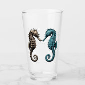Zeepaarden glas (Voorkant)
