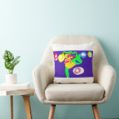 Zeepaarden kunst koning  kussen (Stoel)