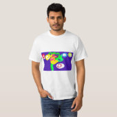 Zeepaarden kunst koning  t-shirt (Voorkant volledig)