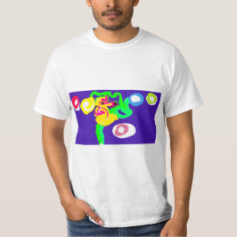 Zeepaarden kunst koning  t-shirt