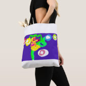 Zeepaarden kunst koning  tote bag (Dichtbij)