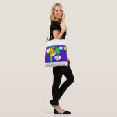 Zeepaarden kunst koning  tote bag (Op model)