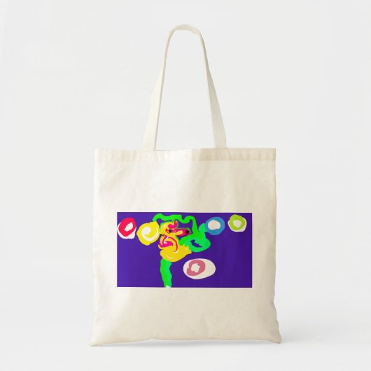 Zeepaarden kunst koning  tote bag (Voorkant)