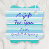 Zeepaarden Kus Huwelijk Bedankt Bedankjes Labels (Achterkant)