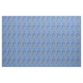 Zeepaarden Razernij Stof (Blauw) (Fat Quarter)