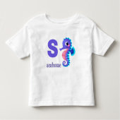 Zeepaarden T-shirt voor peuters (Voorkant)
