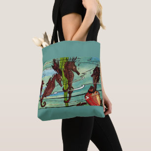 zeepaarden tote bag