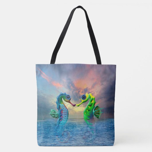 Zeepaarden Tote Bag (Voorkant)