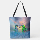 Zeepaarden Tote Bag (Achterkant)