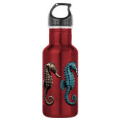 Zeepaarden waterfles (Voorkant)