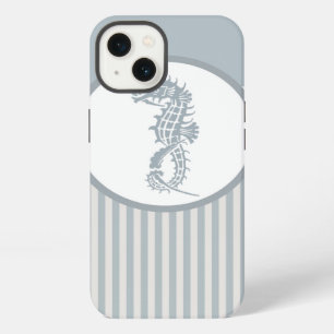 Zeepaardenblauw Klassieke Nautilsche Elegantie iPhone 13 Hoesje