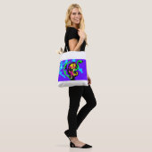 Zeepaardenkleur Tote Bag (Op model)