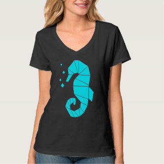 Zeepaardenpolygoon Aquatisch Zeedier Vis Hippocamp T-shirt