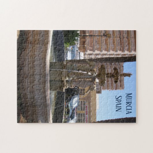 Zeepaardfontein foto in Murcia Spanje Legpuzzel (Horizontaal)