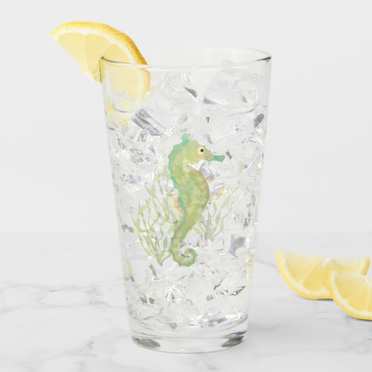 Zeepaardgaas Drink glas (Voorkant ijs)