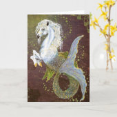 zeepaardhippocampus kaart (Gele Bloem)