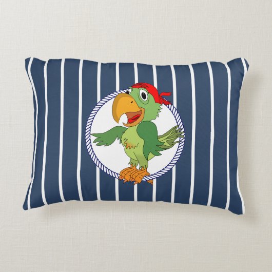 zeepaardje accent kussen (Achterkant)