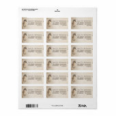 zeepaardje adresetiketten etiket (Full Sheet)