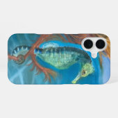 Zeepaardje Apple iphone 16 slanke hoes Hoesje (Achterkant horizontaal)