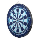 Zeepaardje Blauw Dartbord (Voorkant Rechts)