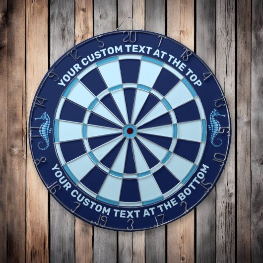 Zeepaardje Blauw Dartbord