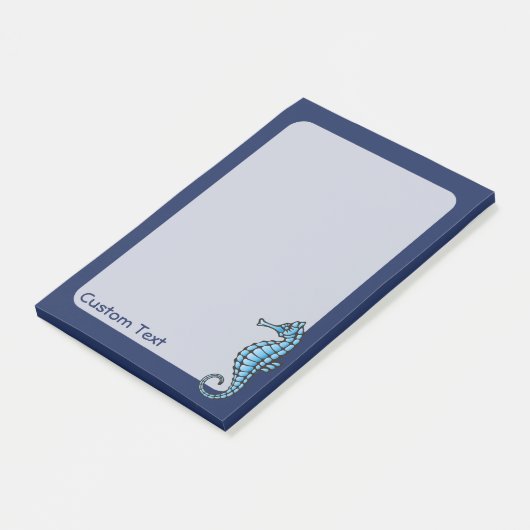 Zeepaardje Blauw Post-it® Notes (Schuin)