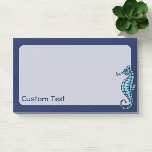 Zeepaardje Blauw Post-it® Notes (Kantoor)