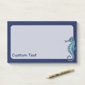 Zeepaardje Blauw Post-it® Notes (Op bureau)