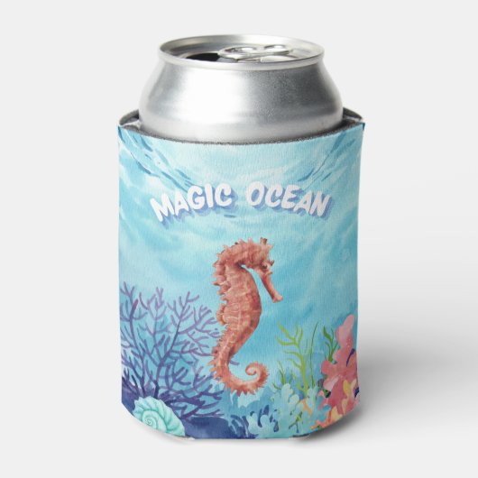 zeepaardje blikjeskoeler (Blikje Voorkant)