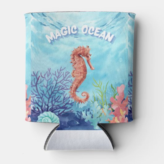 zeepaardje blikjeskoeler (Voorkant)