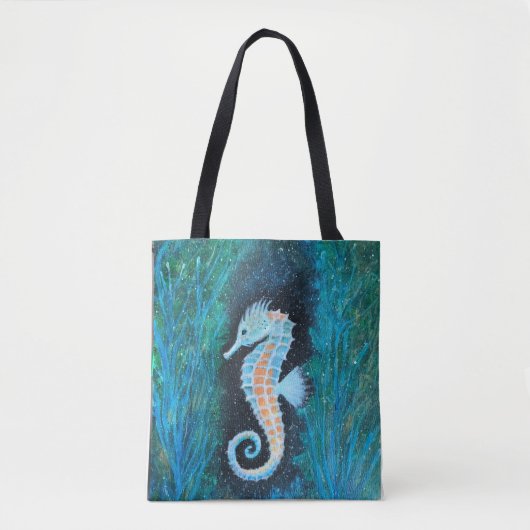 Zeepaardje Boodschappentas Tote Bag (Voorkant)