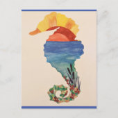 Zeepaardje Briefkaart (Voorkant)