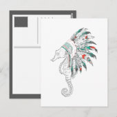 zeepaardje briefkaart (Voorkant / Achterkant)