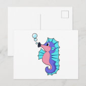 Zeepaardje Briefkaart (Voorkant / Achterkant)