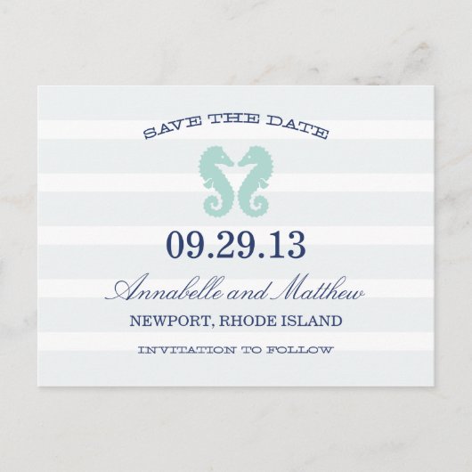 ZEEPAARDJE | DE DATUM NA KAART OPSLAAN (Voorkant)