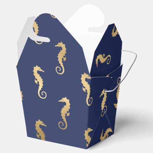 zeepaardje en goudzeepaardje bedankdoosjes (Geopend)