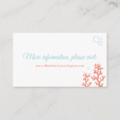 Zeepaardje en Koraalrif Website Bijlagekaart Informatiekaartje (Voorkant)