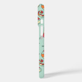 Zeepaardje en Seashell Patroon Case-Mate iPhone Case (Achterkant / Links)